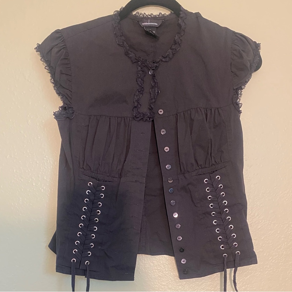 Victoria’s Secret black button up blouse